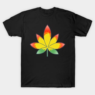 Raggae weed leaf T-Shirt